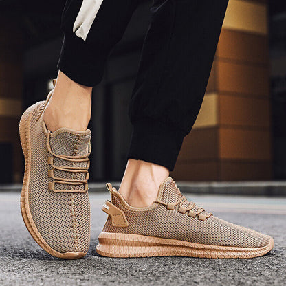 Men's Light Weight Casual Shoes - Beige